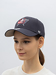 Бейсболка 47 BRAND арт. H-MVP28WBV Columbus Blue Jackets NHL (темно-синий)